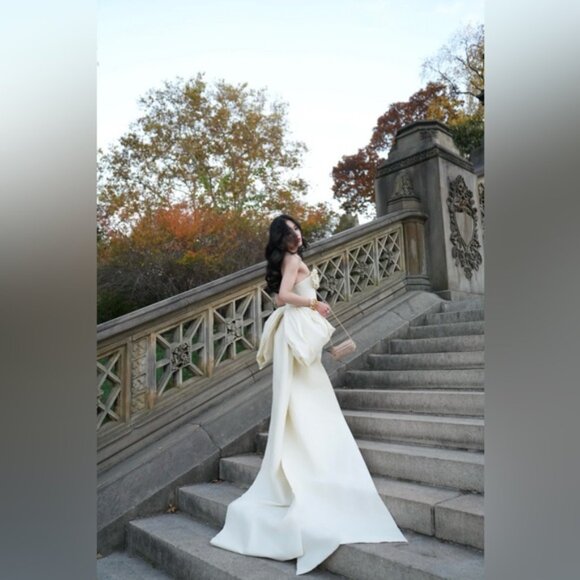 Rachel Gilbert Romy White Gown AU2/US4 - Picture 1 of 16